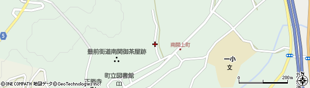 熊本県南関町（玉名郡）関町周辺の地図