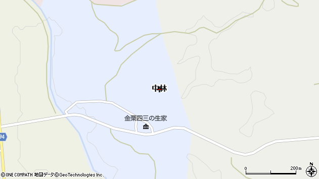 〒861-0905 熊本県玉名郡和水町中林の地図