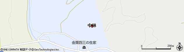 熊本県和水町（玉名郡）中林周辺の地図