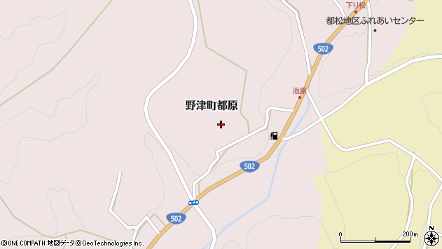 〒875-0211 大分県臼杵市野津町都原の地図