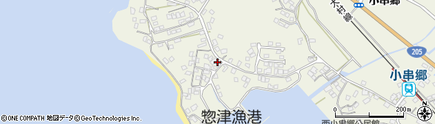 長崎県川棚町（東彼杵郡）小串郷周辺の地図