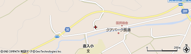 大分県竹田市直入町大字長湯3123周辺の地図
