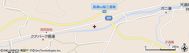 大分県竹田市直入町大字長湯7650周辺の地図
