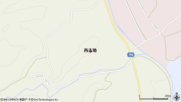 〒861-0906 熊本県玉名郡和水町西吉地の地図