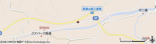 大分県竹田市直入町大字長湯7657周辺の地図