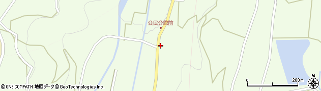 佐賀県鹿島市上古枝周辺の地図
