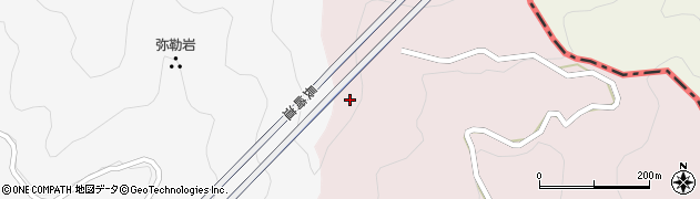俵坂トンネル周辺の地図