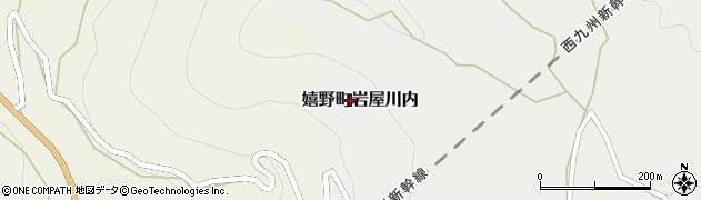 佐賀県嬉野市嬉野町大字岩屋川内周辺の地図