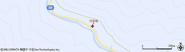 高知県四万十市奥鴨川2454周辺の地図