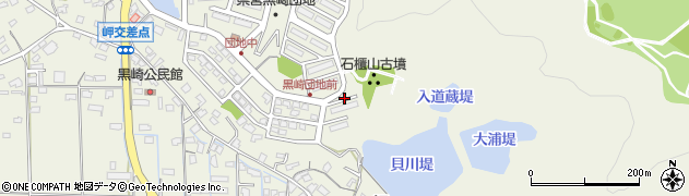 福岡県大牟田市岬周辺の地図