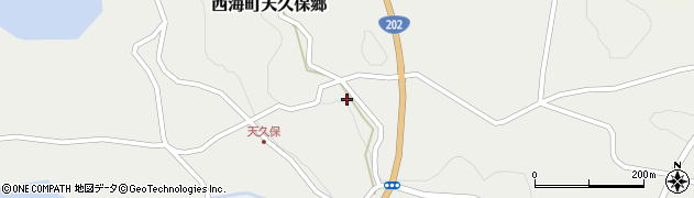 長崎県西海市西海町天久保郷1313周辺の地図
