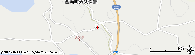 長崎県西海市西海町天久保郷1316周辺の地図