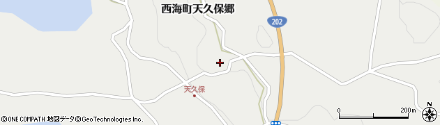 長崎県西海市西海町天久保郷1321周辺の地図