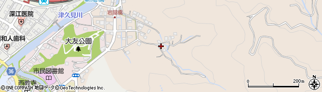 大分県津久見市岩屋町11-11周辺の地図