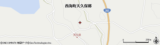長崎県西海市西海町天久保郷1432周辺の地図