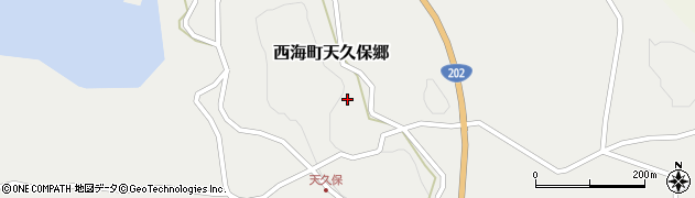 長崎県西海市西海町天久保郷1416周辺の地図