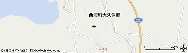 長崎県西海市西海町天久保郷1457周辺の地図