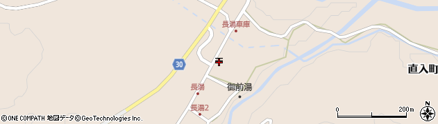 長湯郵便局 ＡＴＭ周辺の地図