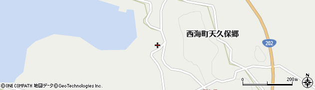 長崎県西海市西海町天久保郷1679周辺の地図
