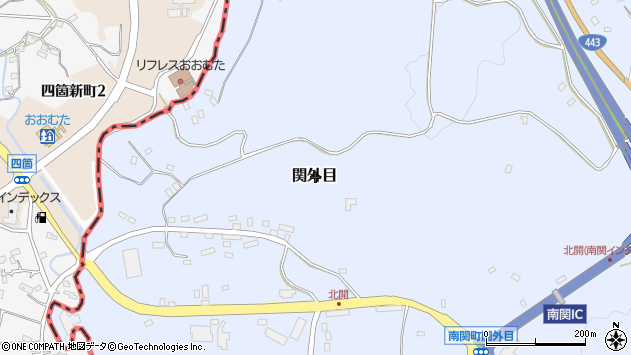 〒861-0801 熊本県玉名郡南関町関外目の地図