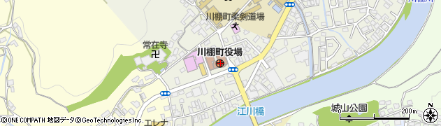 川棚町役場　企画財政課周辺の地図