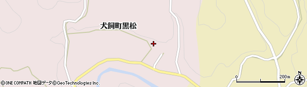 大分県豊後大野市犬飼町黒松978周辺の地図
