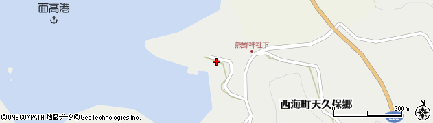 長崎県西海市西海町天久保郷1638周辺の地図