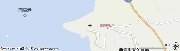 長崎県西海市西海町天久保郷1629周辺の地図