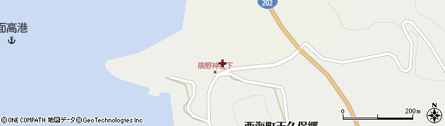 長崎県西海市西海町天久保郷1579周辺の地図