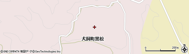 大分県豊後大野市犬飼町黒松951周辺の地図