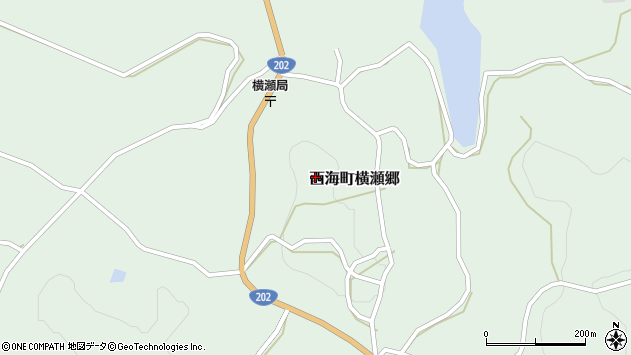 〒851-3509 長崎県西海市西海町横瀬郷の地図