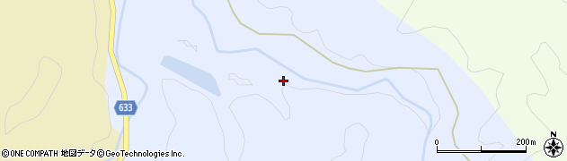 払川周辺の地図