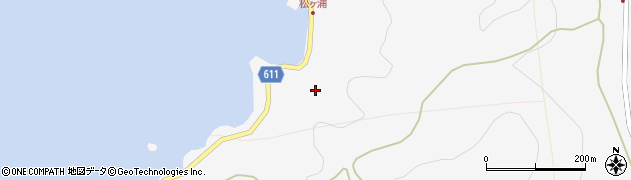 大分県津久見市松ケ浦5735周辺の地図