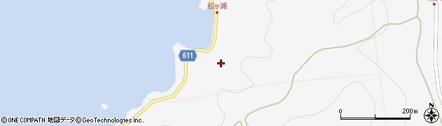 大分県津久見市松ケ浦5736-2周辺の地図