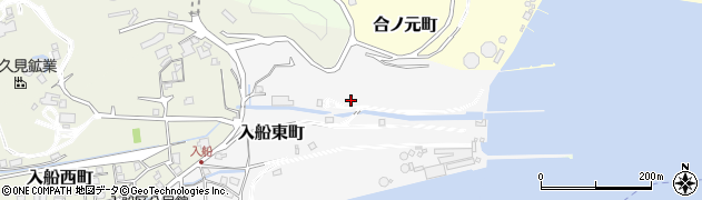 大分県津久見市入船東町周辺の地図