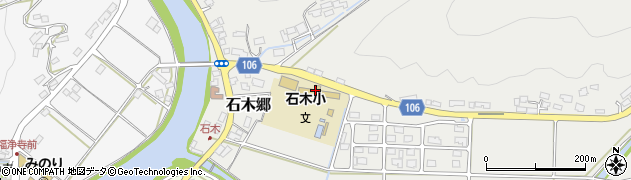 川棚町立石木小学校　校長室周辺の地図