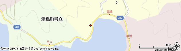 愛媛県宇和島市津島町鼡鳴250周辺の地図