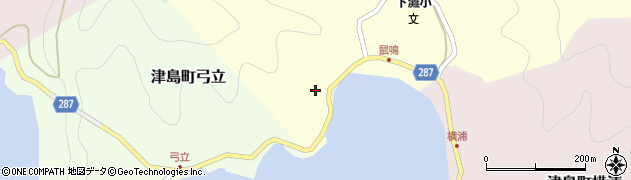 愛媛県宇和島市津島町鼡鳴243周辺の地図