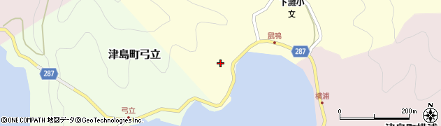愛媛県宇和島市津島町鼡鳴242周辺の地図
