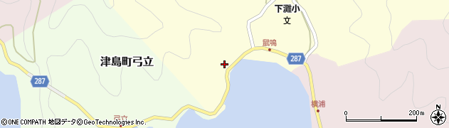 愛媛県宇和島市津島町鼡鳴233周辺の地図