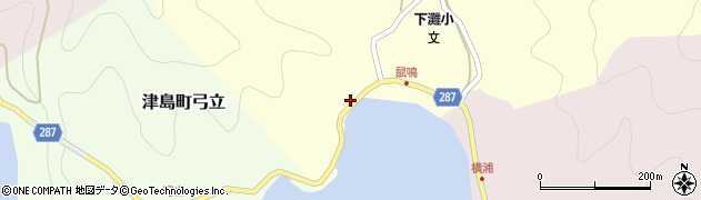 愛媛県宇和島市津島町鼡鳴230周辺の地図