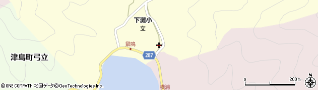 愛媛県宇和島市津島町鼡鳴148周辺の地図