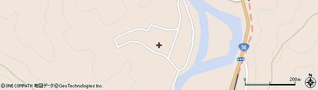 高知県黒潮町（幡多郡）佐賀（坂折）周辺の地図
