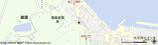 大分県津久見市徳浦2196-1周辺の地図