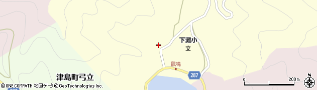 愛媛県宇和島市津島町鼡鳴219周辺の地図