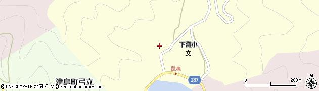 愛媛県宇和島市津島町鼡鳴220周辺の地図