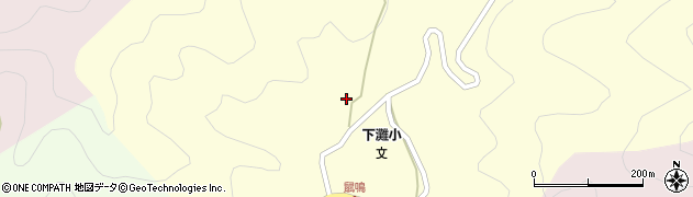 愛媛県宇和島市津島町鼡鳴173周辺の地図