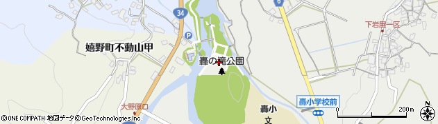 佐賀県嬉野市嬉野町大字岩屋川内（乙）周辺の地図