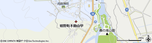 佐賀県嬉野市嬉野町大字不動山（甲）周辺の地図