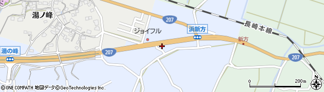 佐賀県鹿島市新方周辺の地図